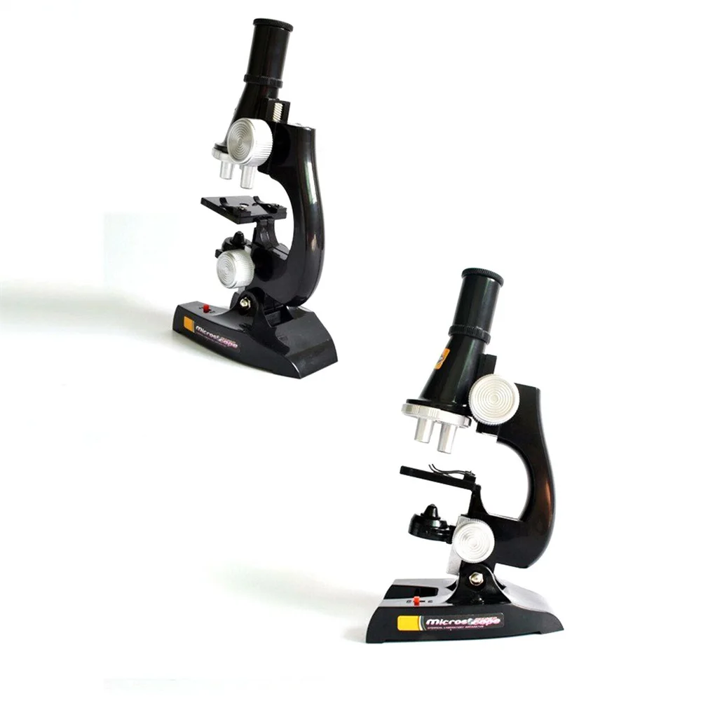 Детский младший микроскоп научный лабораторный набор светильник кой