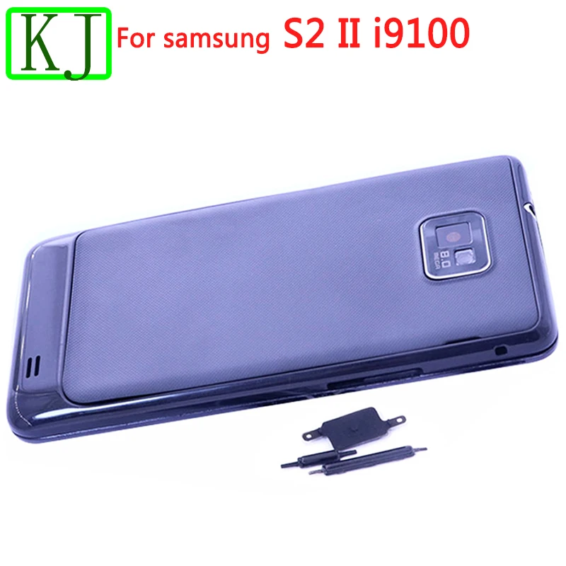 i9100 полный корпус для samsung Galaxy S2 i9105 Передняя средняя рама рамка батарея задняя крышка пластина для S2 I9100