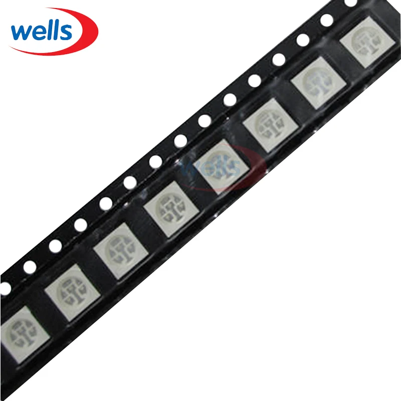 1000 шт RGB 5050 PLCC 6 3 CHIPS SMT SMD светодиодный светильник чип|Подвесные лампочки| |