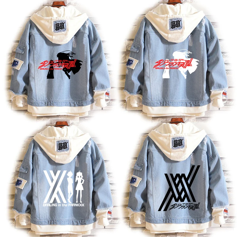 

Костюм DARLING в FRANXX 02 джинсовая куртка ноль два кофты Код: 002 Косплэй куртки в стиле «Хеллоуин» для взрослых с капюшоном свитер пальто