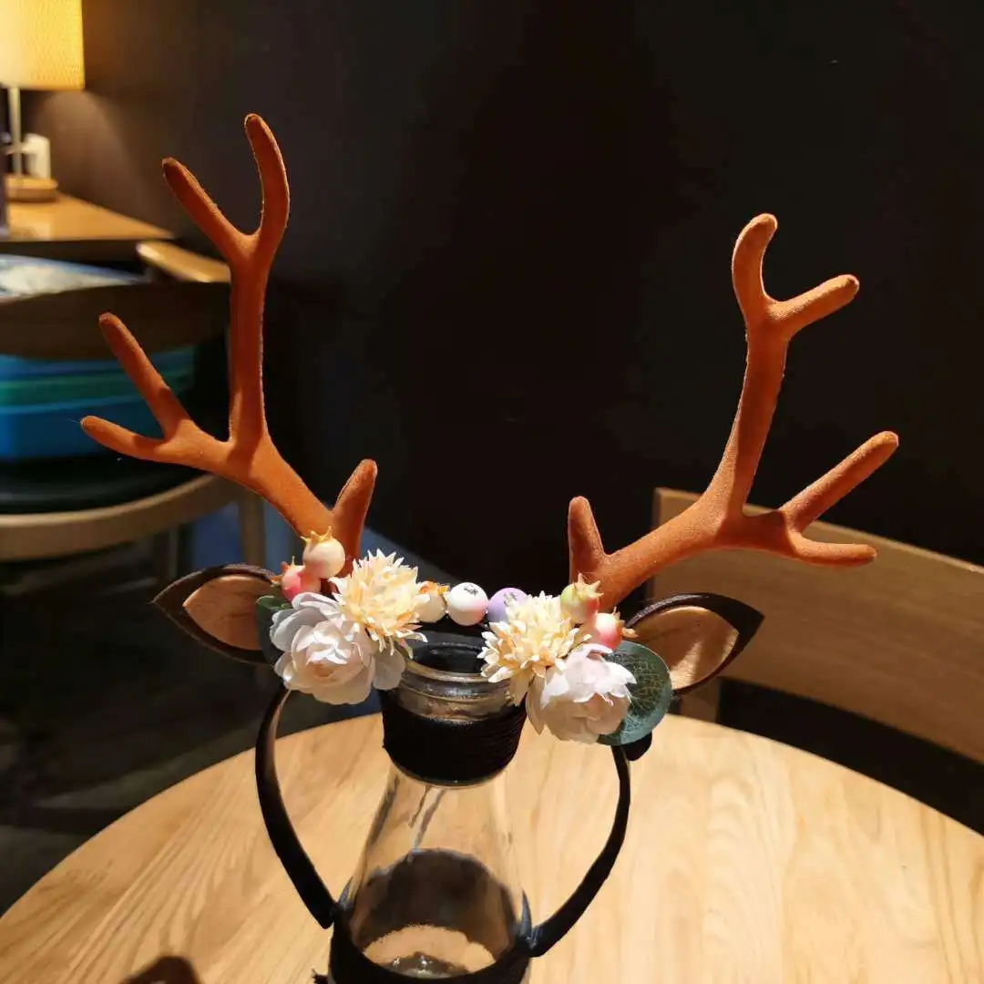 

Рождественские повязки на голову в виде Санты, елки, лося, детские головные уборы для взрослых, рождественские украшения вечерние, Косплея