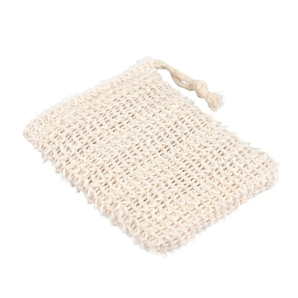 

Мешок для мыла из хлопка и льна, натуральное растительное волокно, экологически безопасный, ручная работа, губка для отшелушивания Bag, очища...