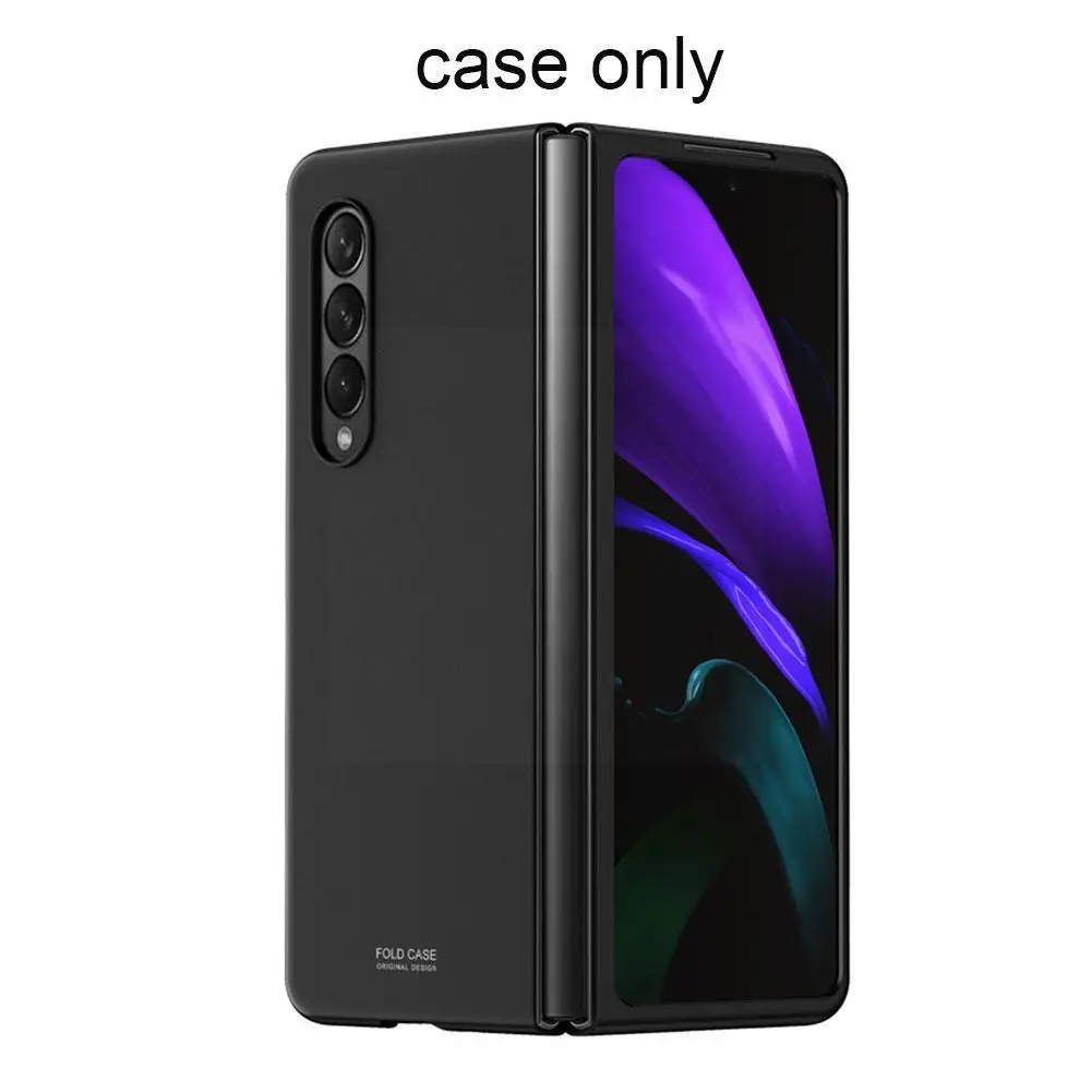 Кожаный чехол для телефона Z Fold 3 5g 2 из углеродного волокна Fold3 Full Protector Capa S5r9 |