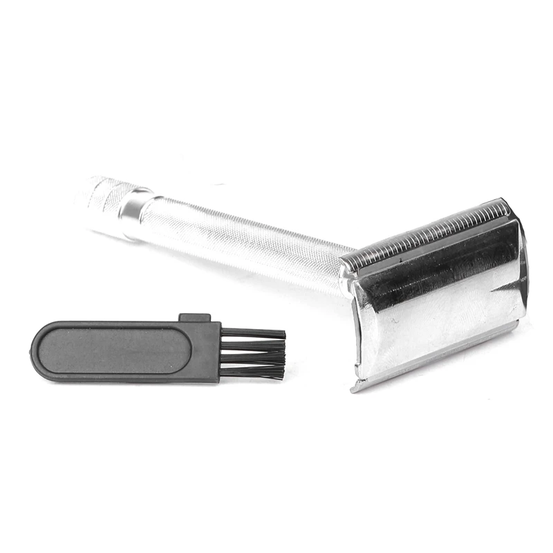 

Double Edge Safety Razor Long Handle Classic Safety Razor Manual Shaver Holder