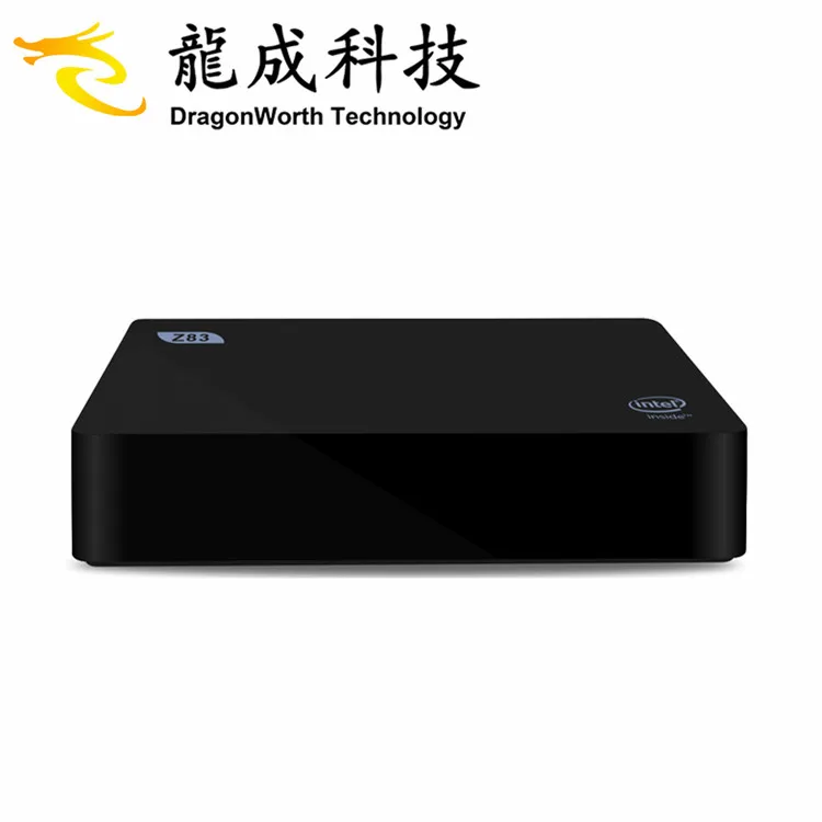 Wifi tv win 10 Мини ПК z83II z8350 2G 32G smart box с спутниковым приемником черная
