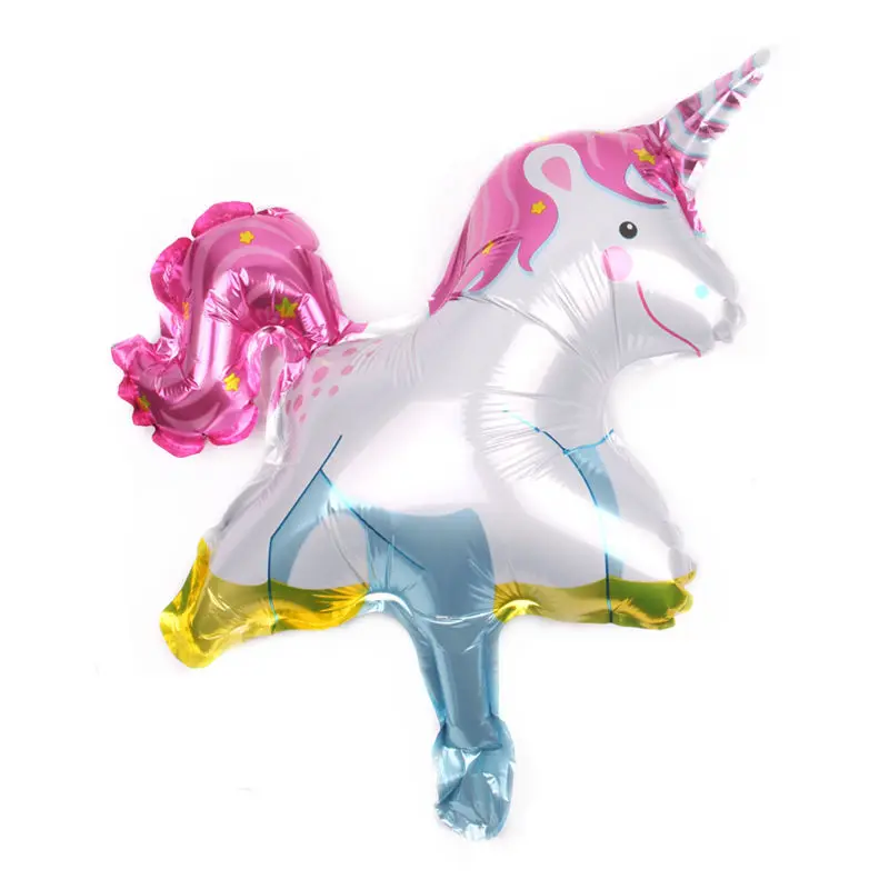 

2/5pcs 18 inch cartoon unicorn aluminum film balloon wedding children birthday party event graduation carnival theme decoration