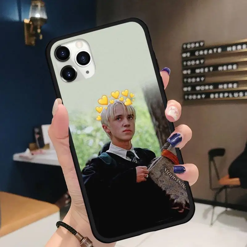 

Draco malfoy actor Phone Case for iPhone 11 12 mini pro XS MAX 8 7 6 6S Plus X 5S SE 2020 XR