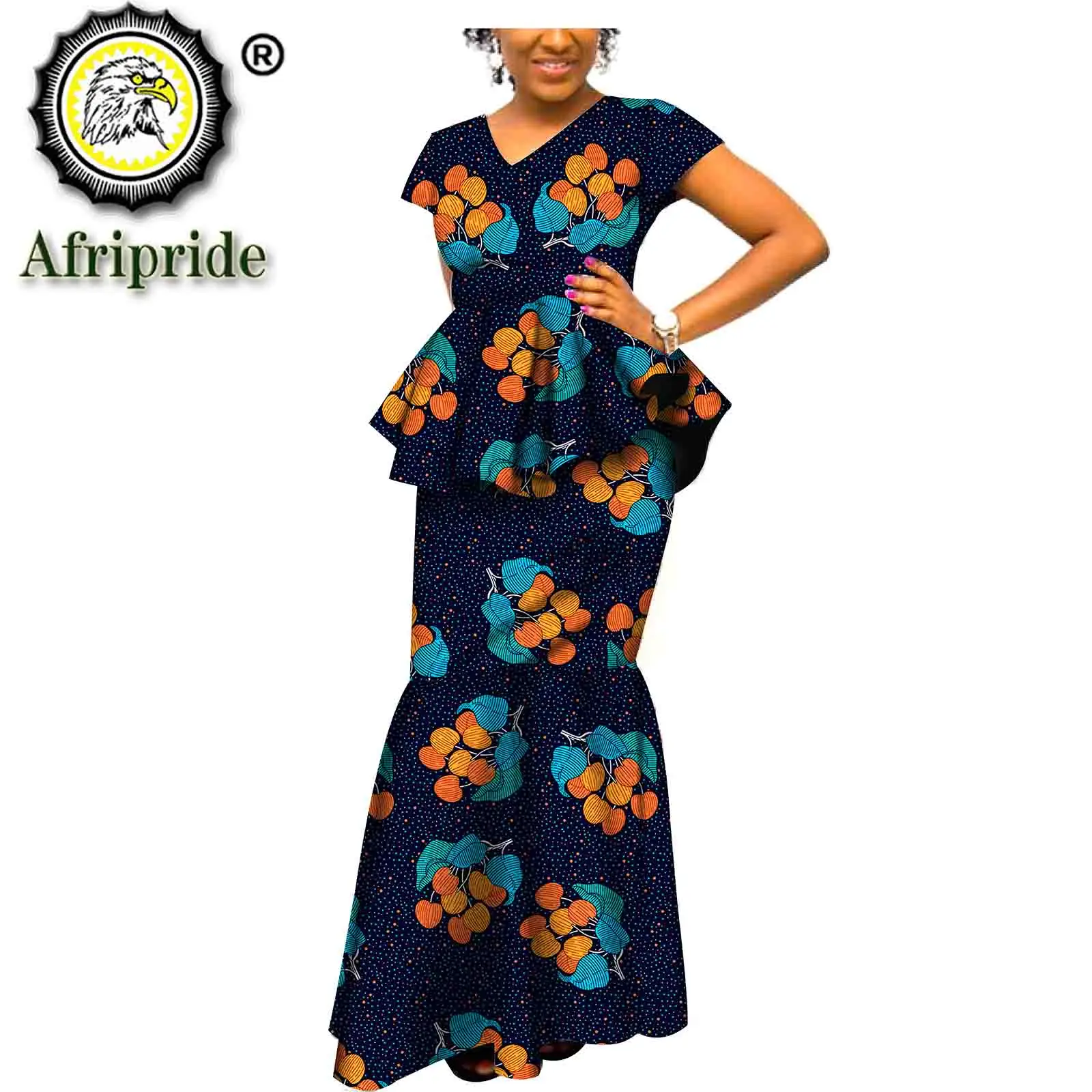 2020 африканские платья для женщин Дашики AFRIPRIDE с принтом Анкары повседневное
