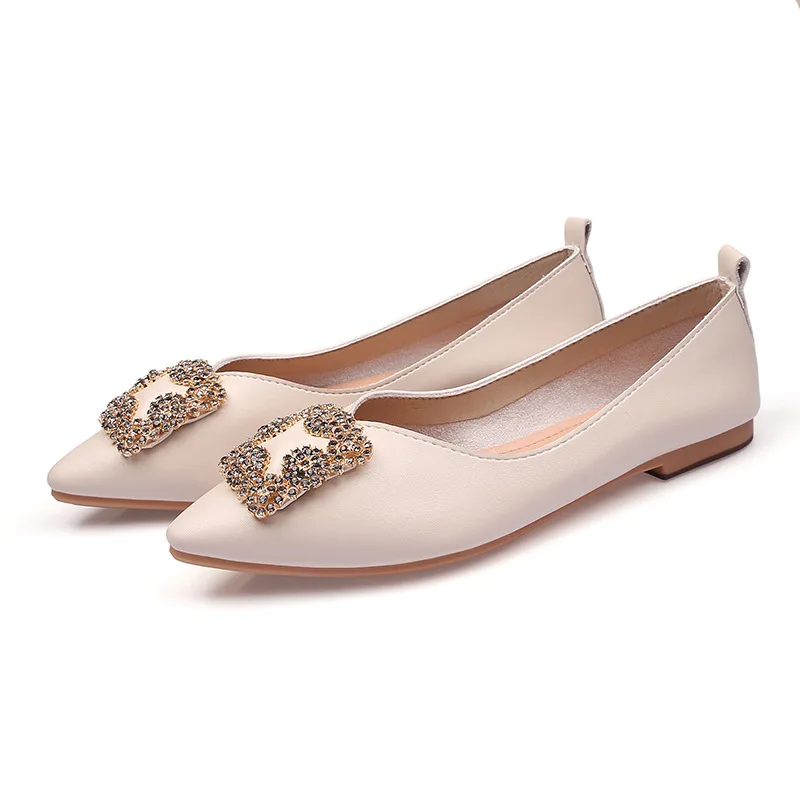 

2021 New Fashion Flats for Women Boat Shoes Brand Ladies Flats casual High Quality Women Single Shoes Size 35-41