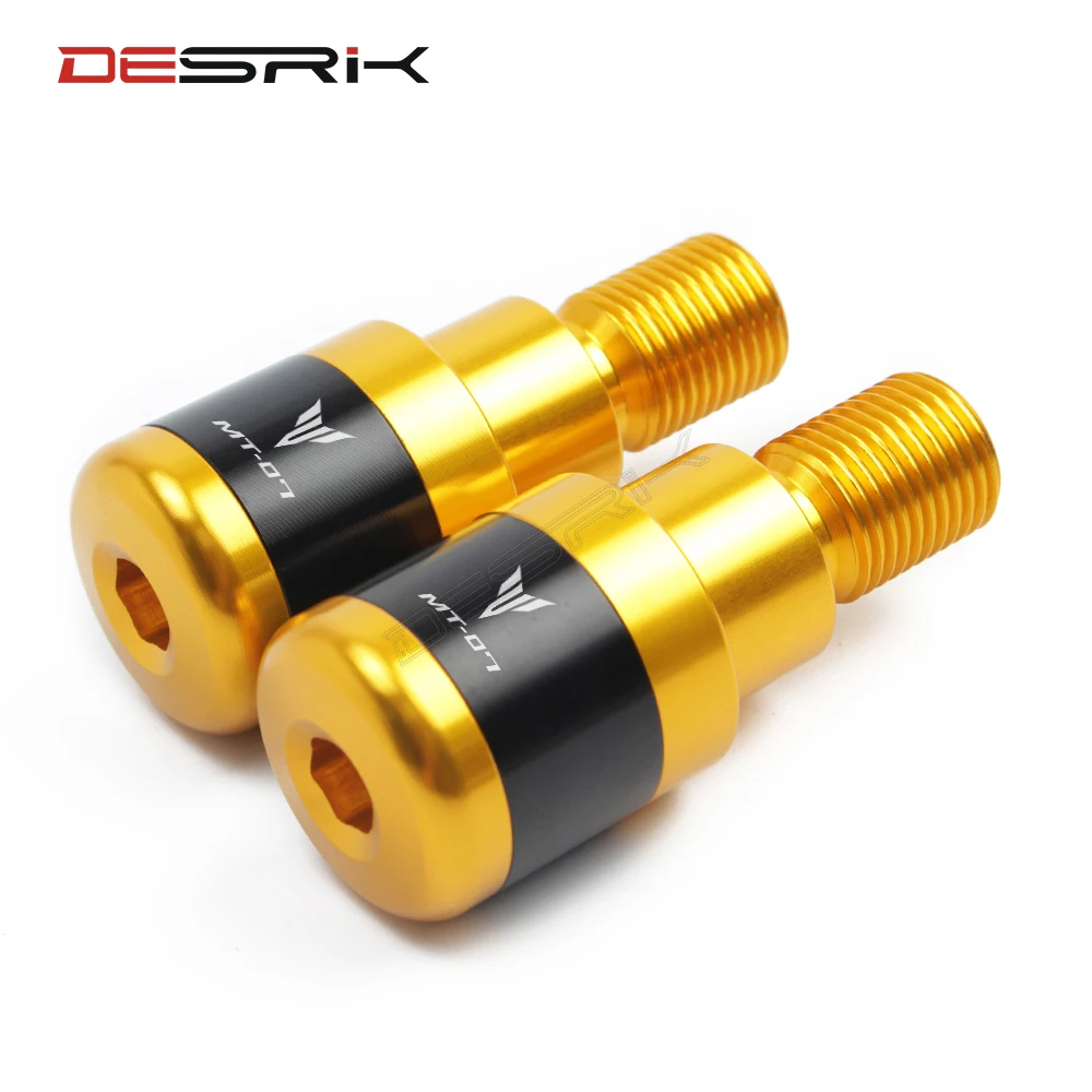 For Yamaha MT07 MT-07 MT 07 FZ07 2014 - 2021 2020 2019 2018 Motorcycles CNC Aluminum Handlebar Grips Plug Slider Handle Bar Ends |
