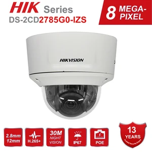Hikvision 4K купольная ip-камера Darkfighter DS-2CD2785G0-IZS 8MP камера видеонаблюдения POE CCTV H.265 IR 30m