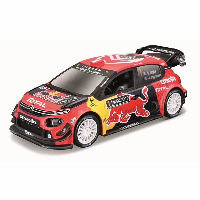 

Bburago 1:32 Scale Citroen C3 WRC 2019 Monte Carlo #1 Alloy Luxury Vehicle Diecast Cars Model Toy Collection Gift
