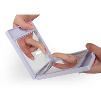 oem plastic film box transparent jewelry display box can be customized with a variety of colors display stand