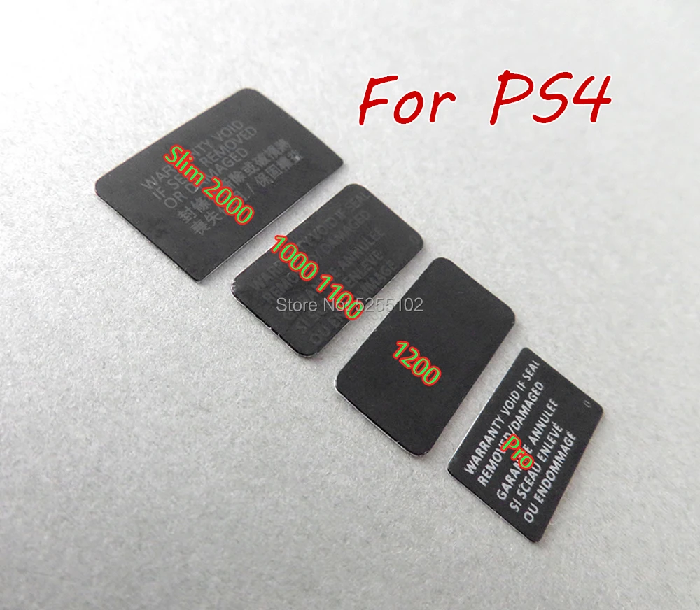 20 штук для PS4 тонкий/1000 1100/1200/ pro onsole этикетка Стикеры Корпус наклейка Shell Стикеры этикетка уплотнения для PS4 тонкий хост Стикеры уплотнение