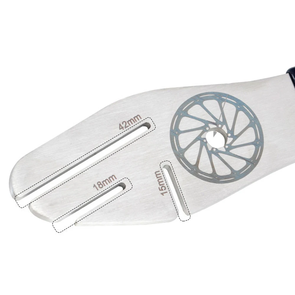 

Bike Bicycle Disc Brake Rotor Alignment Truing Tool Adjustment Durable Stainless Steel Wrench