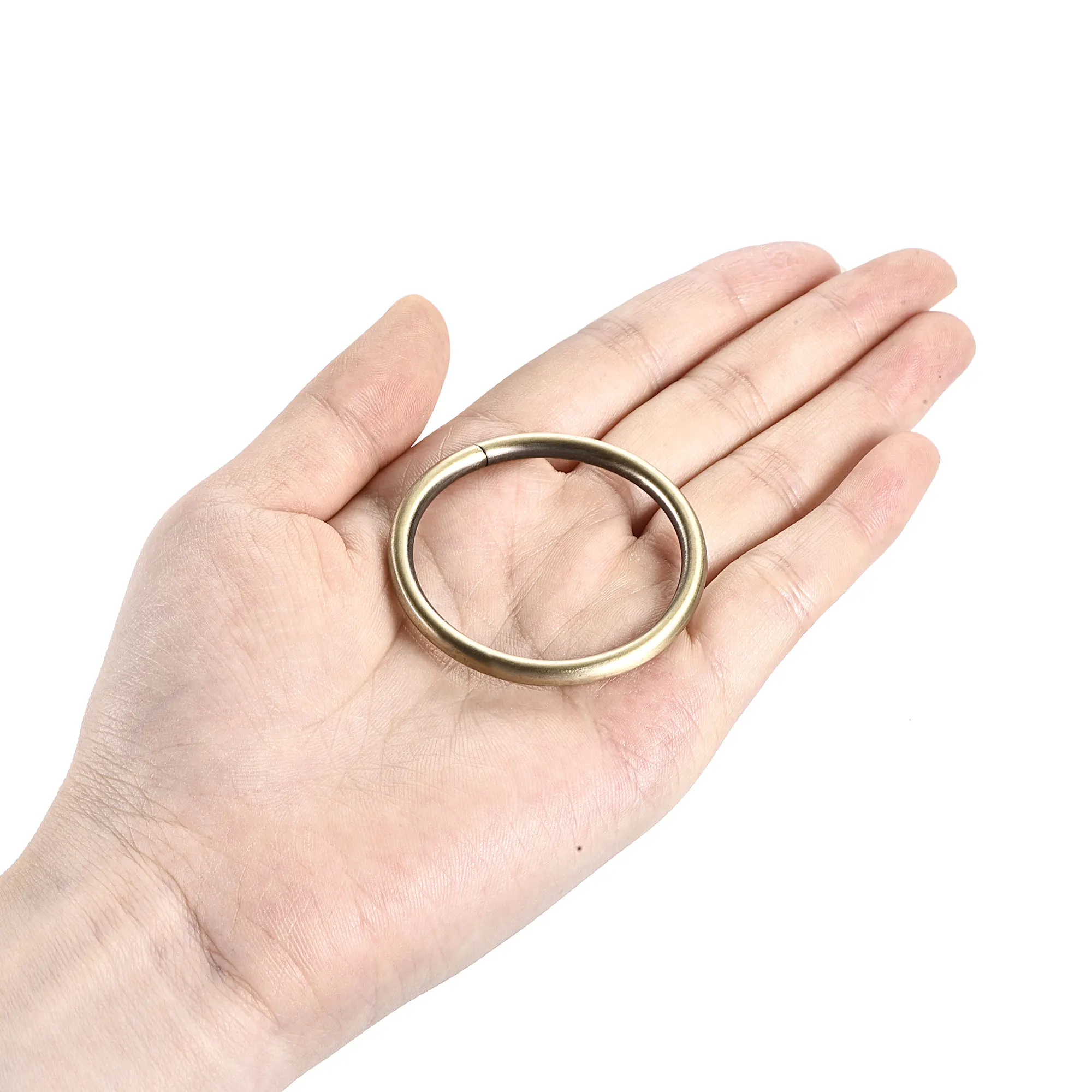

uxcell Metal O Ring 38mm(1.5") ID 3.8mm Thickness Iron Rings for Hardware DIY Accessories Bronze Tone 15pcs