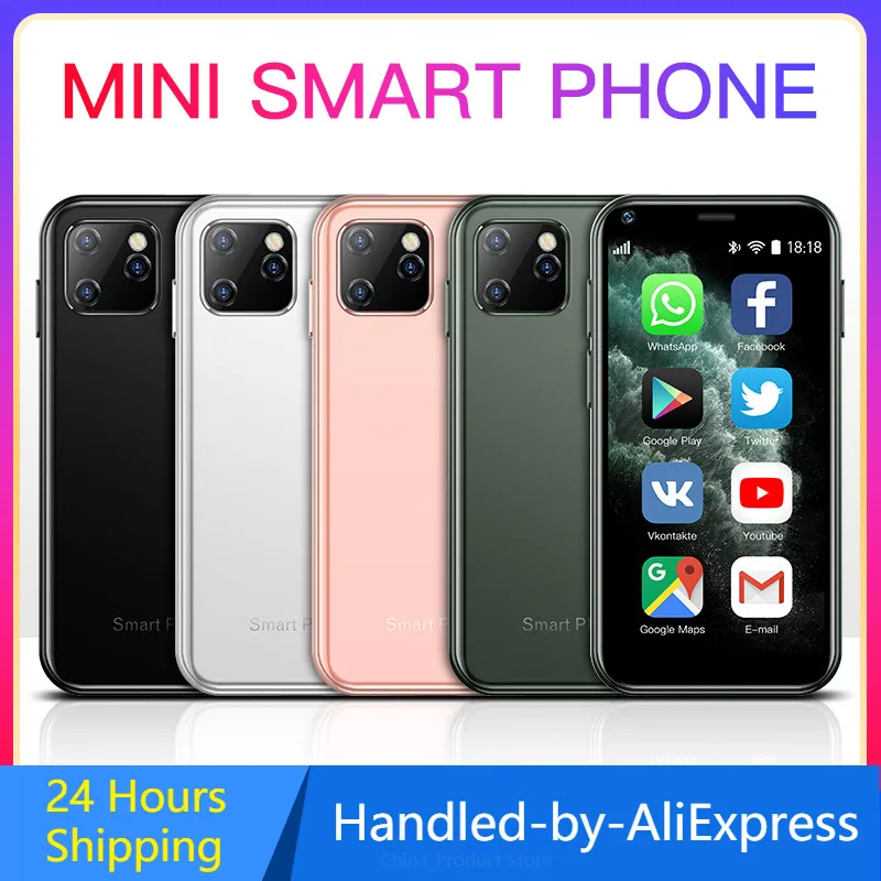 

SOYES XS11 Super Mini Smartphone Android 1GB 8GB 2.5'' Quad Core Google Play Store 3G Cute Small Celular Mobile Phone VS XS S9X