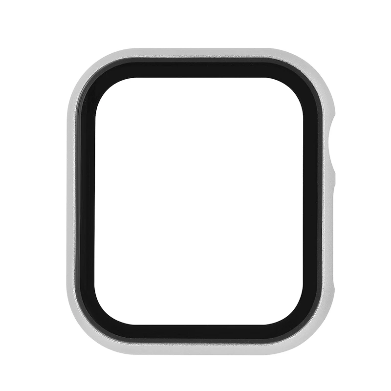 Чехол из закаленной пленки для Apple Watch Series 4, 3, 2, 1, ремешок, чехол 42 мм, 38 м, 40 мм, 44 мм, тонкий алюминиевый чехол, защита для iWatch 4