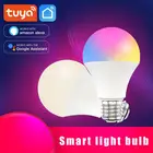 Приглушаемая умсветильник ПА B22 E27, Wi-Fi, светодиодная лампа Tuya Smart Life с управлением через приложение Alexa, Google Home, RGB лампа, умная лампа