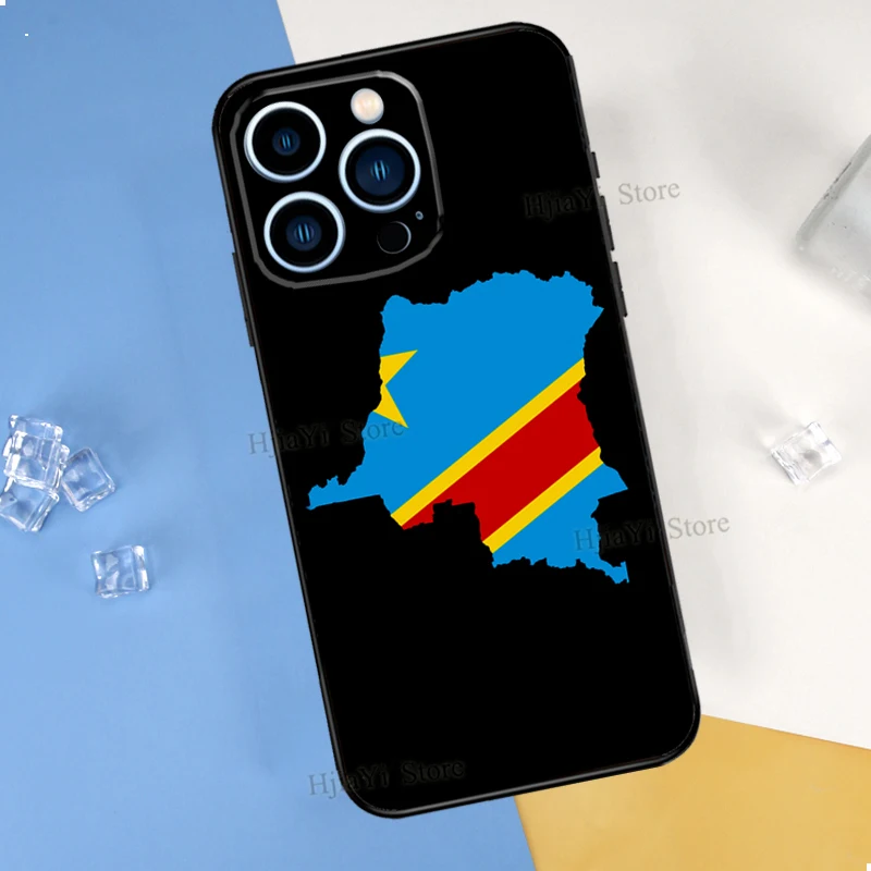 Мягкий чехол из ТПУ с флагом Конго для iPhone 13 12 Mini 11 Pro Max XS 6S 7 8 Plus 5S SE 2020 X XR телефона |
