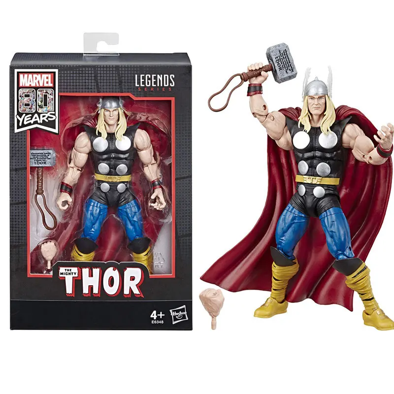 

Фигурка героя Hasbro Marvel легенды Мстители 80-я годовщина Тор одинсон модель игрушка 6 дюймов коллекционная игрушка подарок