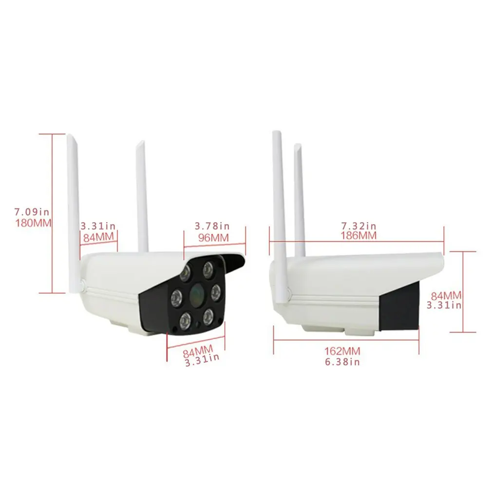 

2MP 1080p Camera Day Night Color Display Wireless Intercom Outdoor IP Bullet Camera Wifi Remote Monitor