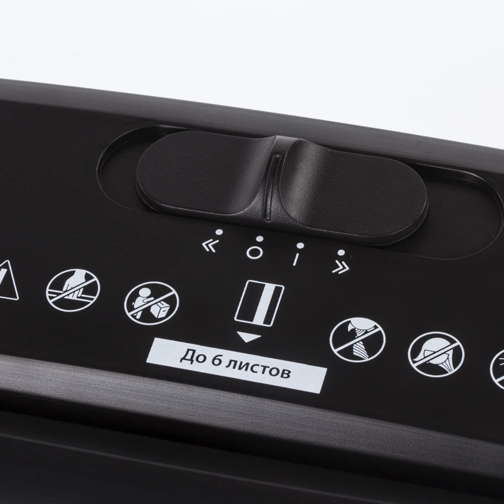 Уничтожитель (шредер) BRAUBERG S6-S 531087 1 уровень секретности полоски 8 мм 6 листов 7 5 л |