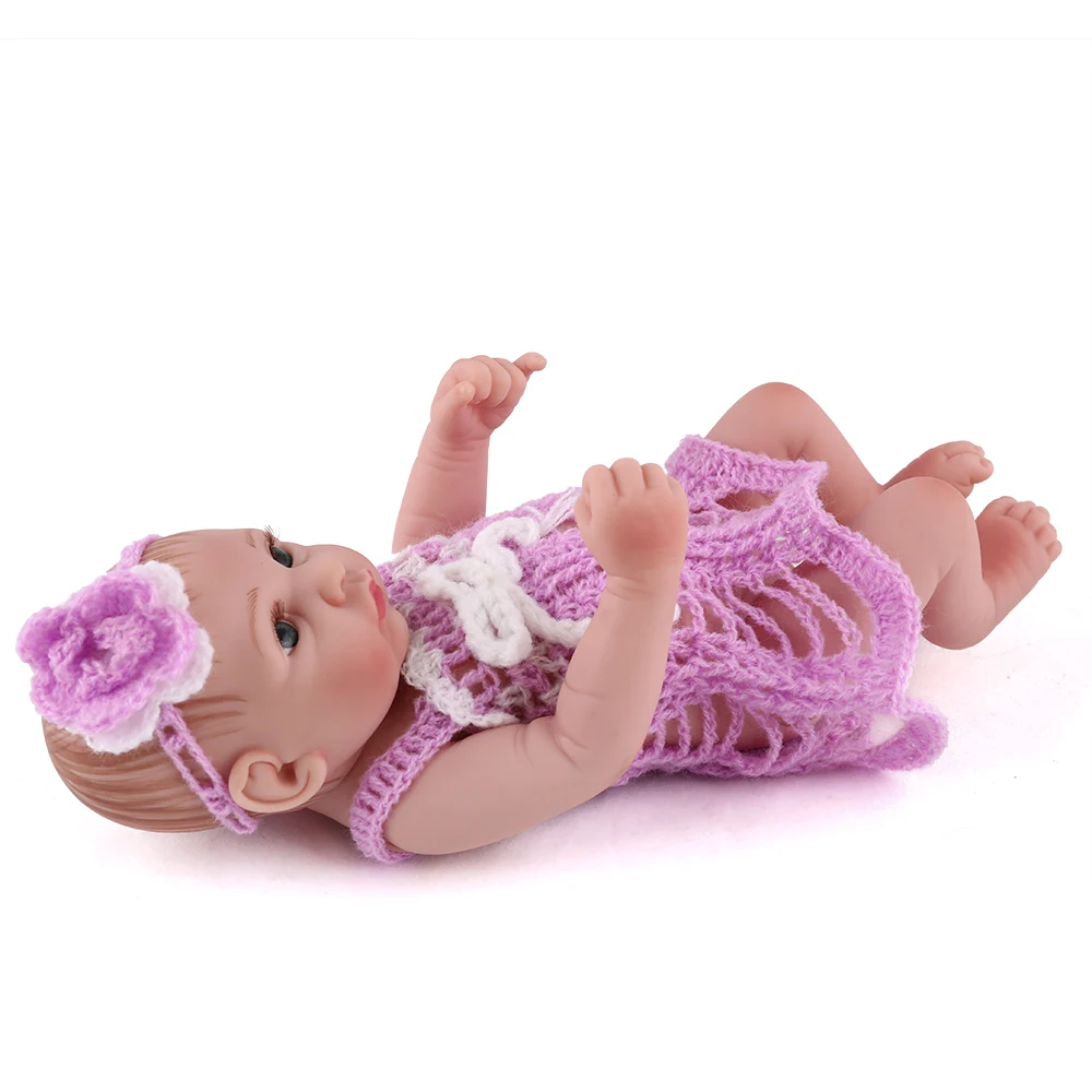 Rebron Baby 25 см полностью vinly кукла игрушки ручной работы реалистичные малыши девочки