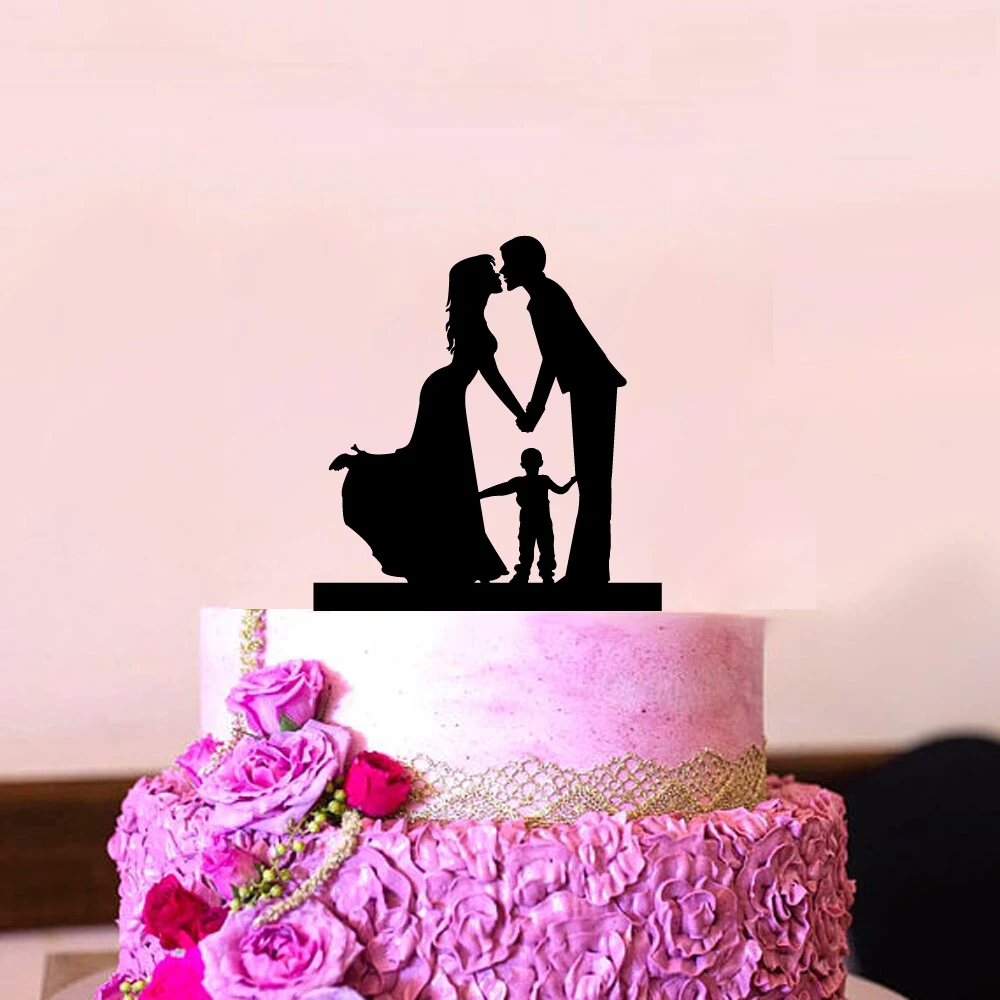 Топпер для торта в семейном стиле свадьба вечеринка дети годовщина декоративные