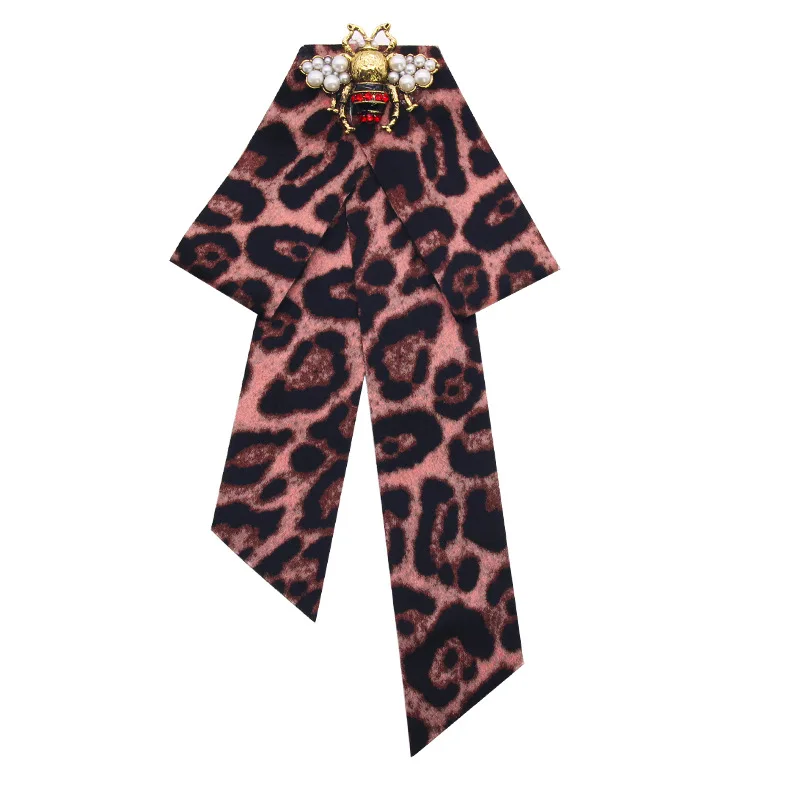 Модные галстуки на шею корсаж Брош бант галстук ткань лента брошь воротник