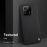 nillkin for xiaomi 11 pro textured case nylon fiber case explore back cover non slip durable business fit for xiaomi 11