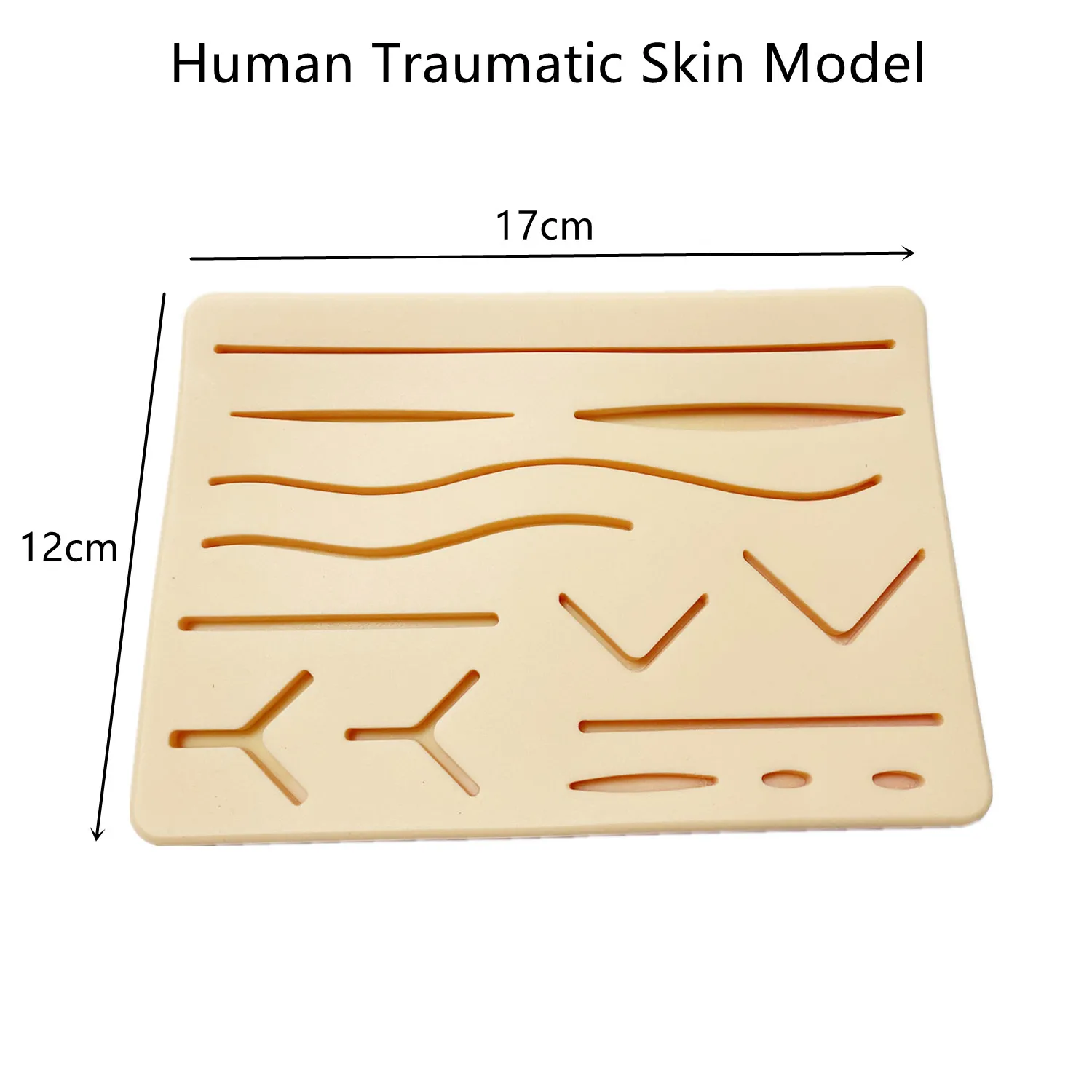 

1Pcs Human Traumatic Skin Model Suturing Training Pad Kit for Doctor Nurse Student Practice Tool