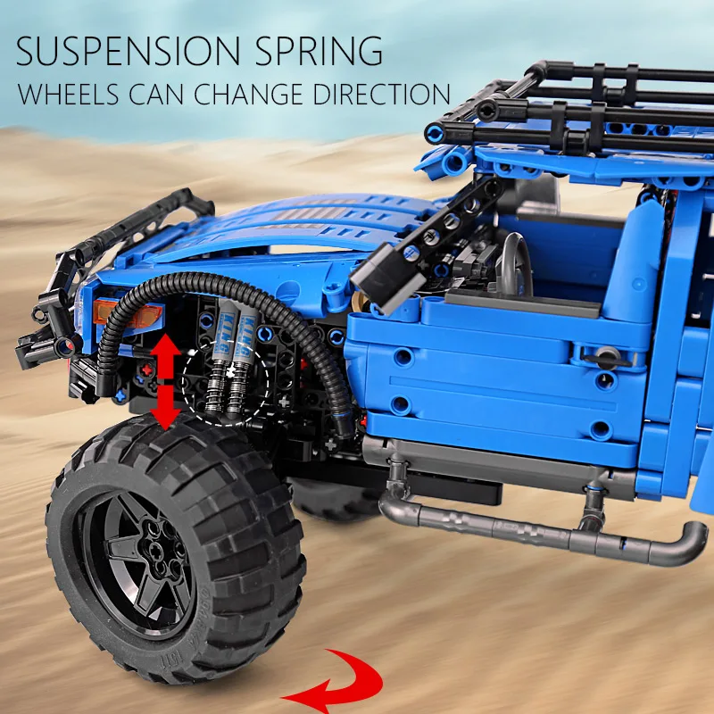 MOC Forded Mustanged F 150 Raptor Pickup совместимый создатель Technic Speed Champions Car Trucks Toy|Блочные