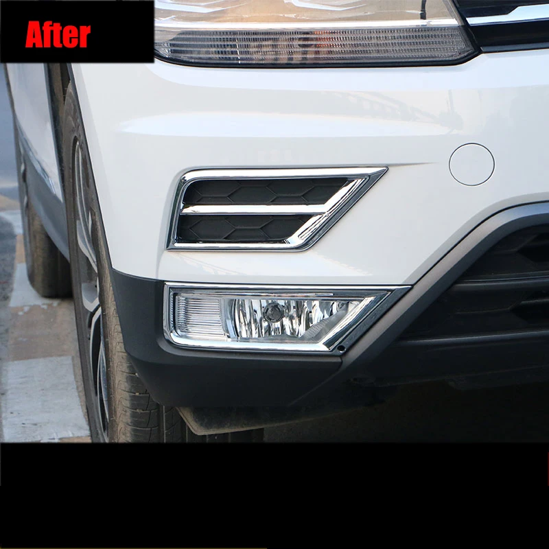 Автомобильный передний противотуманный светильник хромированный АБС-пластик