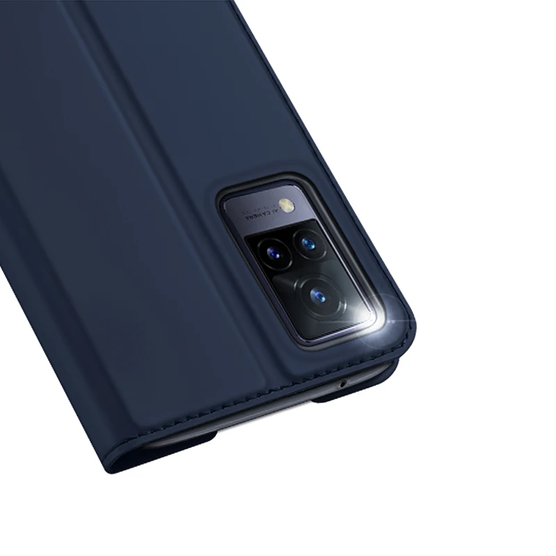 for vivo v21 5g 4g case dux ducis magnetic leather soft tpu flip wallet stand phone cover with card slots for vivo v21 free global shipping