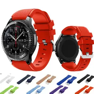 Ремешок для Gear S3 Frontier, силиконовый браслет для Samsung Galaxy watch 46 мм Gear S 3 Classic 22 мм