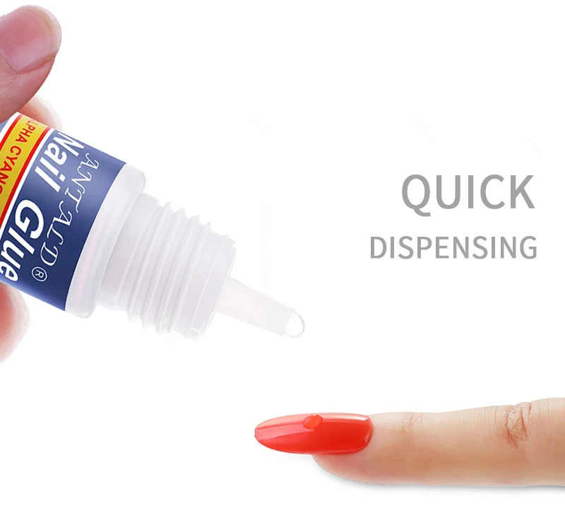 Быстросохнущий клей для ногтей 5 шт. * 3 г Искусственное искусство искусственные