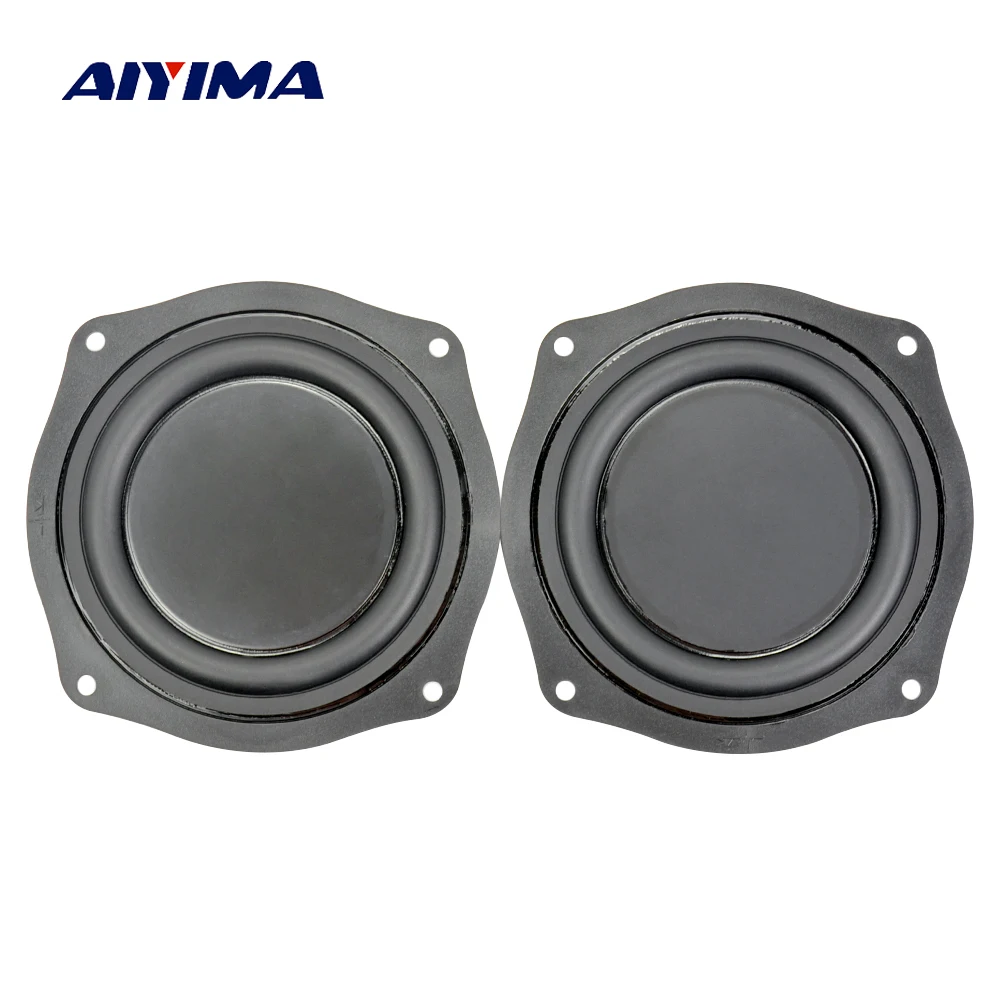 

AIYIMA 4 Inch Bass Radiator Speaker Vibration Membrane Diaphragm Passive Radiator Loudspeaker Woofer Plate Subwoofer DIY 2PCS