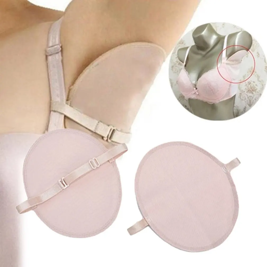 

Underarm Sweat Pads Washable Reusable Underarm Sweat Shield Pad Washable Armpit Sweat Absorbing Guards Shoulder Strap