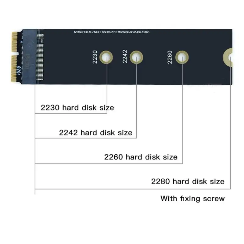 M.2 NVME To Macbook Pro AIR Apple SSD Solid State Drive Adapter In 2013-2017 Support SATA Protocol | Компьютеры и офис