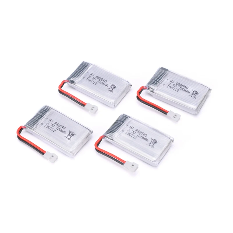 4/5/6 шт. 3,7 V 720mAh литий-полимерный Батарея с Зарядное устройство 802540 для Syma X5C X5SC Skytech M68 MJX X705C яде A8 A9 Feiyue 328 радиоуправляемая модель