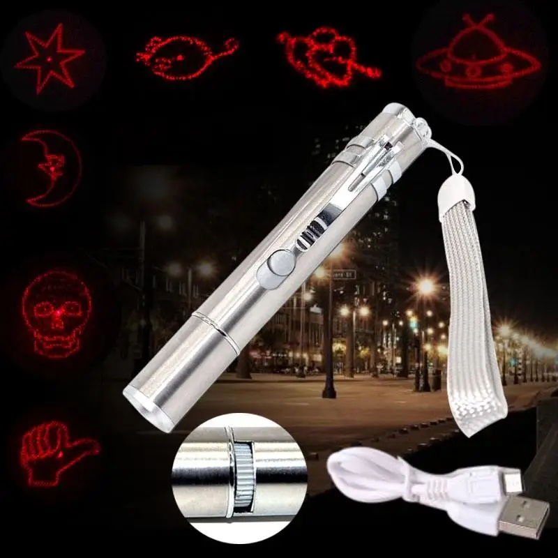 Светодиодная лазерная светодиодный шка для домашних животных кошек красная