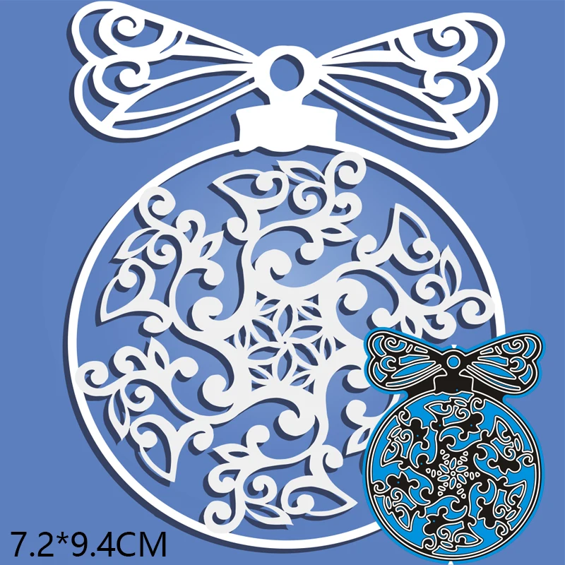 

Вырубные штампы, полый шар, новое металлическое украшение, искусственная бумага, альбом, карточка нож-пуансон, форма 72*94 мм