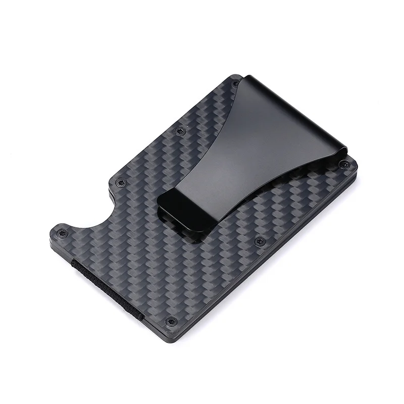 Bycobecy минималистичный кошелек из углеродного волокна кредитный держатель для