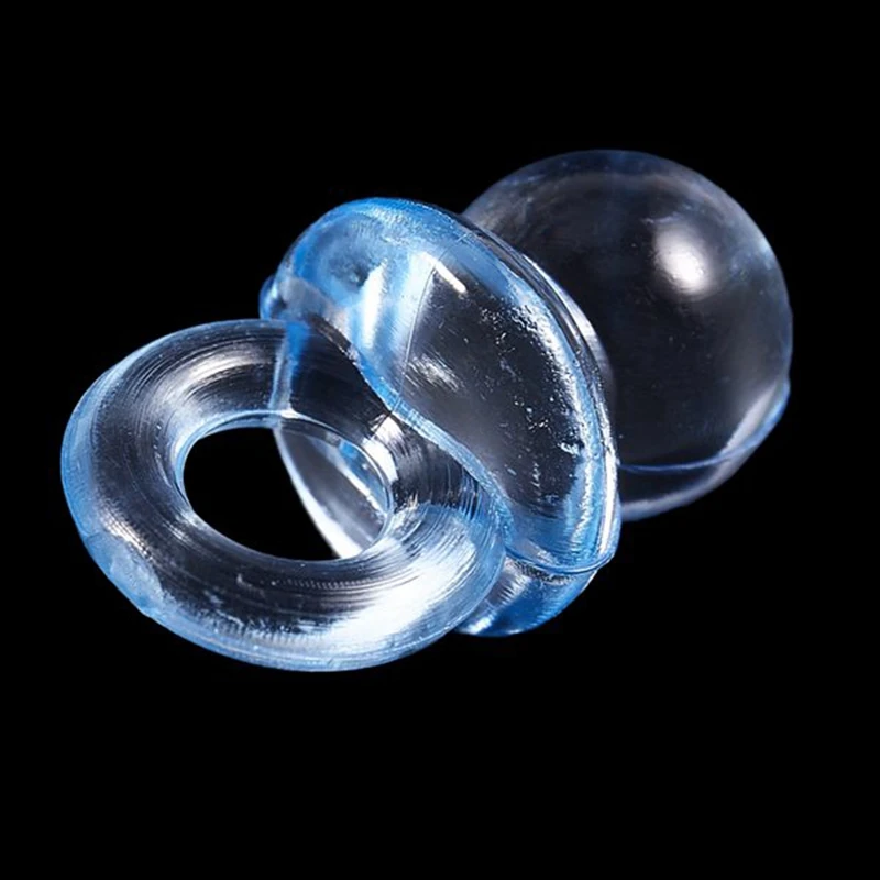 

Acrylic Beads Transparent Color Hanging Hole Cut Nipple Pendant Children's Soothing Chain Pendant