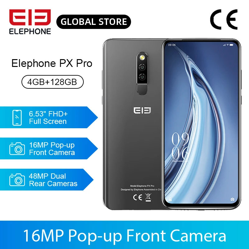 В наличии PX Pro смартфон 4 Гб 128 ГБ Helio P70 Восьмиядерный 6 53 дюймов FHD + 48мп задняя