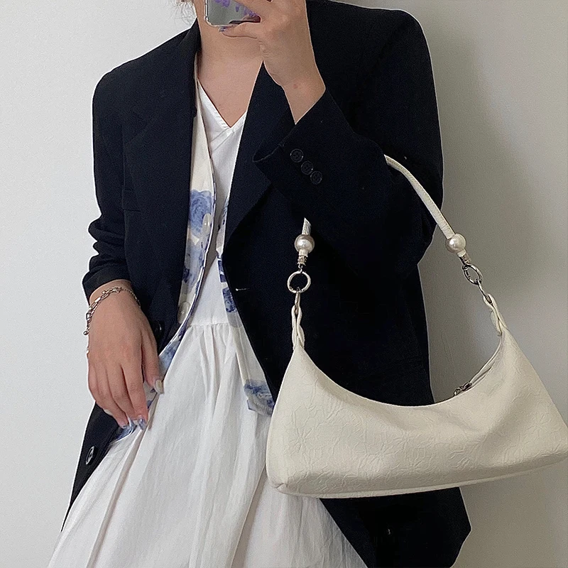 

Винтажные женские сумки с цветами, элегантные дамские клатчи с жемчужным ремешком, сумки-тоуты из искусственной кожи, женская маленькая сум...