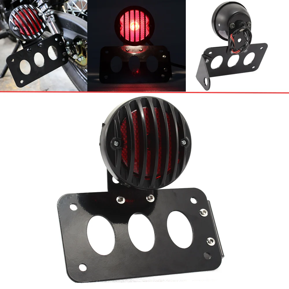 Мотоциклетный Универсальный винтажный светодиодный задний фонарь для Harley Bobber