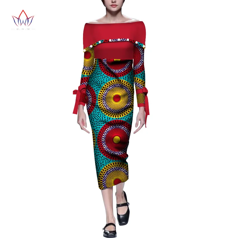 Одежда для работы/вечерние женщин африканские платья Дашики хлопковая одежда с