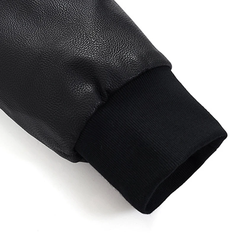 

Tiger Head Lapel Embroidered Leather Jacket Coats Men Spring Autumn Plus Size 5XL Male PU Coat Jackets Moto Streetwear 2020 A493